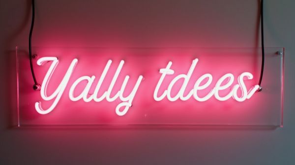 Personnalisez votre néon texte pour un message lumineux unique
