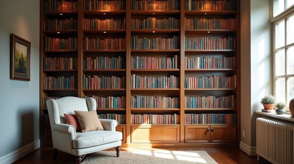 Transformez votre intérieur grâce à la bibliothèque murale